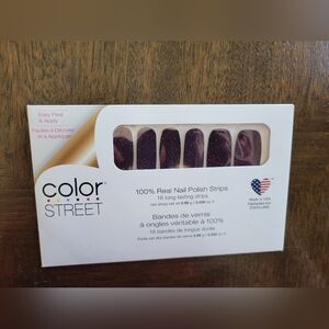 Color Street Retired Russian Around Real Nail Polish Strips NWT